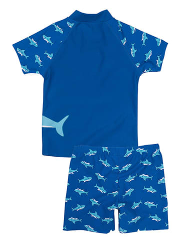 Playshoes 2tlg. Badeoutfit "Hai" in Blau