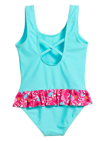 Playshoes Badeanzug "Flamingo" in Türkis