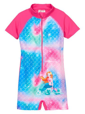 Playshoes Badeanzug "Meerjungfrau" in Pink/ Bunt