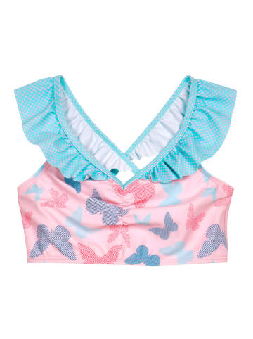 Playshoes Bikini w kolorze błękitno-jasnoróżowym