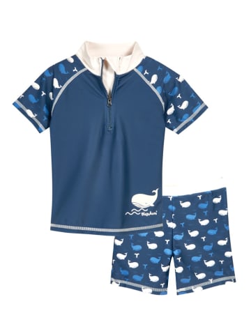 Playshoes 2-delige zwemoutfit blauw