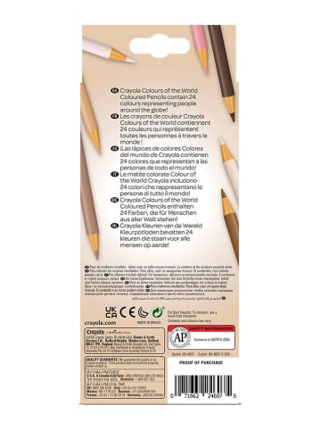 Crayola 24-delige set: kleurpotloden - vanaf 3 jaar