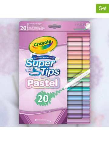 Crayola 20-delige set: viltstiften - vanaf 3 jaar