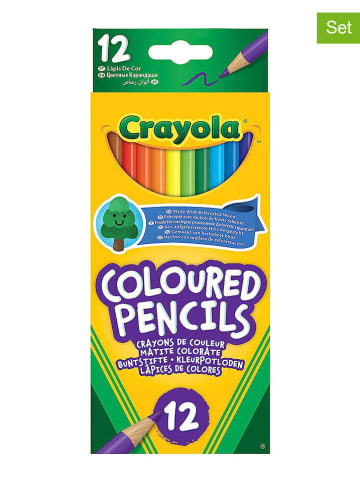 Crayola 12-delige set: kleurpotloden - vanaf 3 jaar