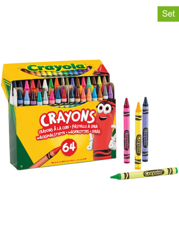 Crayola 64-delige set: waskrijtjes - vanaf 3 jaar