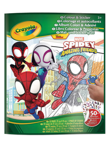 Crayola Malbuch "Color n Sticker Spidey" - ab 3 Jahren