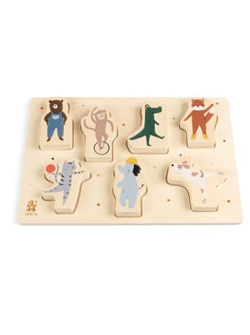 Sebra Steekpuzzel "Toes & Builders" - vanaf 12 maanden