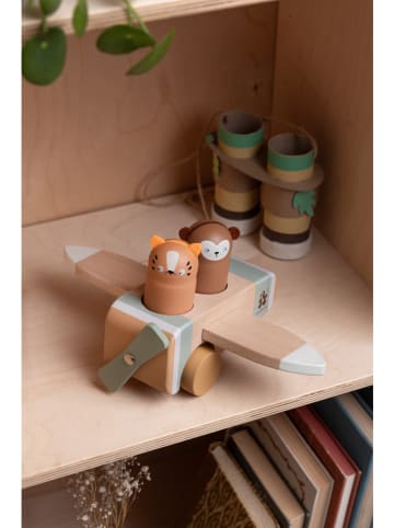 Sebra Samolot "Wildlife" z figurkami do zabawy - 10 m+