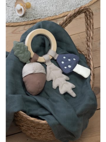 Sebra Grzechotka "Leaf, Mushroom & Acorn" - 0+