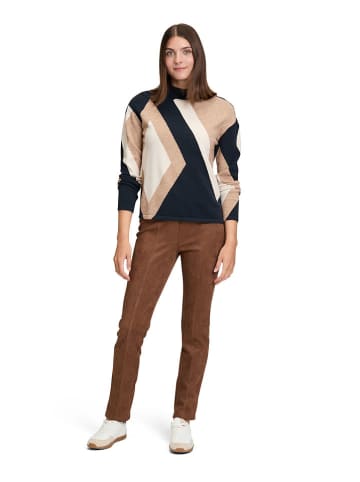 Betty Barclay Trui donkerblauw/beige
