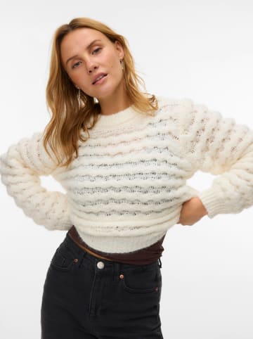 Vero Moda Sweter w kolorze kremowym