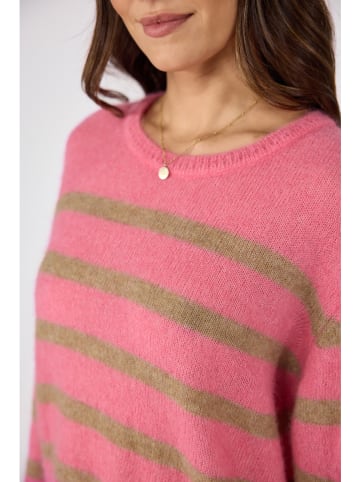 LIEBLINGSSTÜCK Sweter w kolorze zielono-różowym