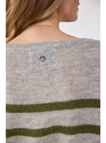 LIEBLINGSSTÜCK Pullover in Grün/ Grau