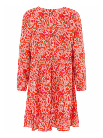 Zwillingsherz Jurk "Paisley Traum" rood