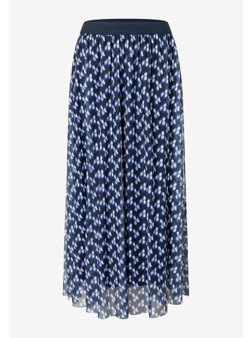 More & More Rok donkerblauw/wit