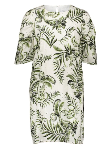 SisterS point Kleid in Creme/ Grün