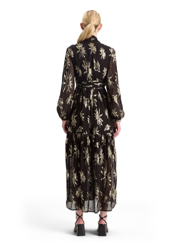 Scotch & Soda Jurk zwart/goudkleurig