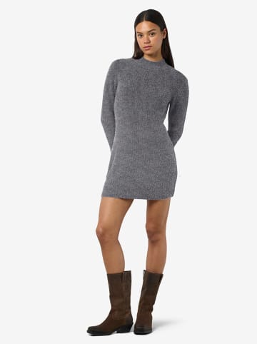 Noisy may Gebreide jurk grijs