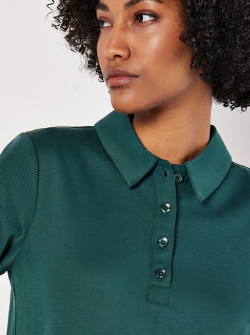 Apricot Kleid in Petrol