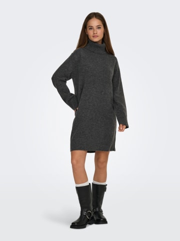 ONLY Strickkleid in Anthrazit
