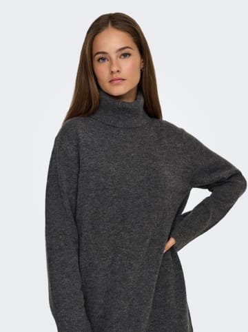 ONLY Gebreide jurk antraciet