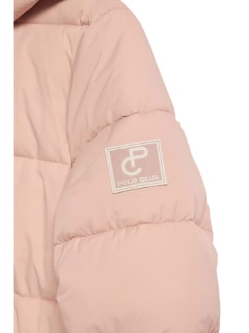 Polo Club Wende-Wintermantel in Rosa