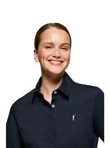 Polo Club Blouse - slim fit - donkerblauw