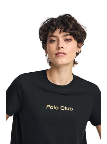 Polo Club Shirt in Schwarz
