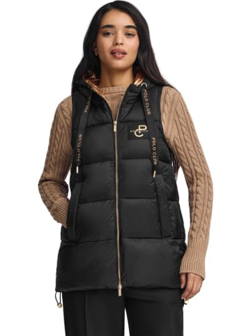Polo Club Doorgestikte bodywarmer zwart