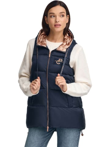 Polo Club Doorgestikte bodywarmer donkerblauw