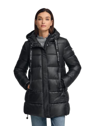 Polo Club Steppmantel "Silvon" in Schwarz