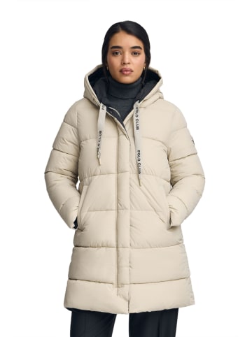 Polo Club Omkeerbare doorgestikte jas beige/zwart