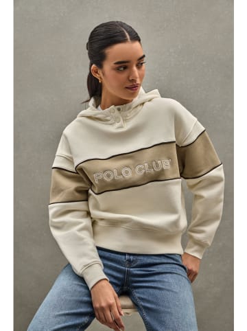 Polo Club Hoodie crème