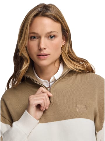 Polo Club Trui lichtbruin/crème