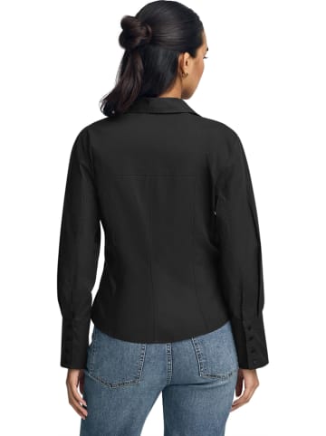 Polo Club Blouse - slim fit - zwart