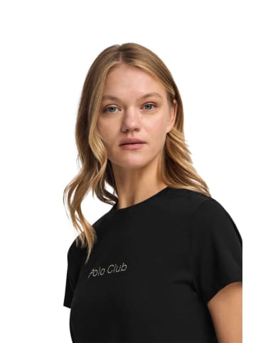 Polo Club Shirt "Ruby" zwart