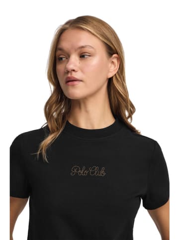 Polo Club Shirt "Luna" in Schwarz