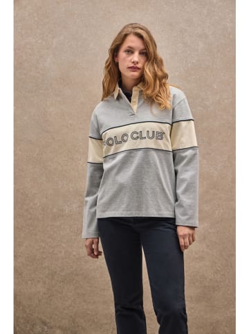 Polo Club Poloshirt grijs/beige