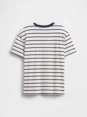 GAP Shirt crème/donkerblauw