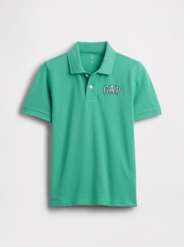 GAP Koszulka polo w kolorze zielonym