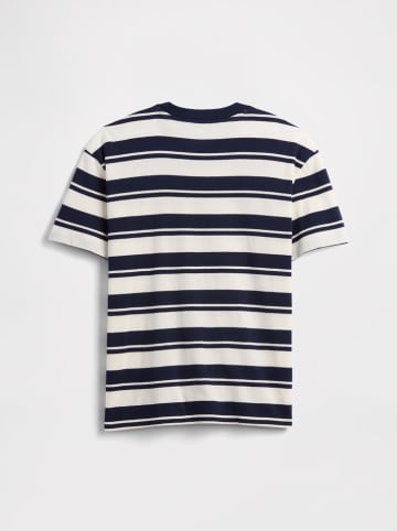 GAP Shirt crème/donkerblauw