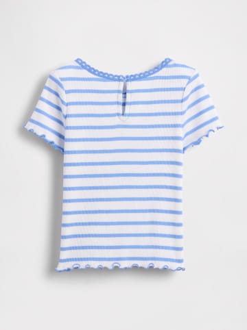 GAP Shirt wit/lichtblauw