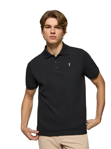 Polo Club Poloshirt in Schwarz