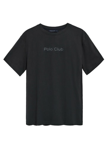 Polo Club Shirt in Schwarz