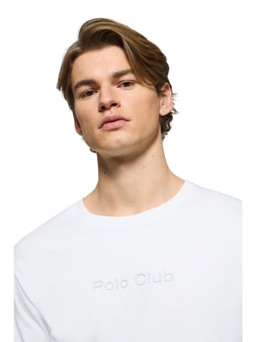 Polo Club Shirt in Weiß