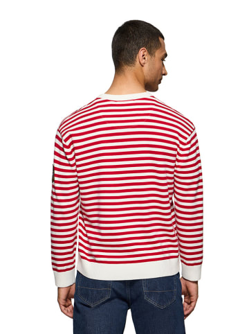 Polo Club Pullover in Rot/ Weiß