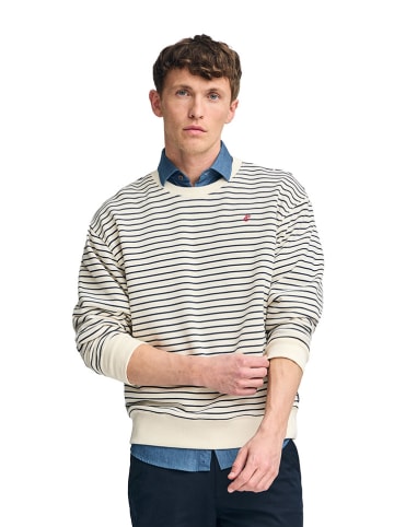 Polo Club Sweatshirt in Creme/ Schwarz