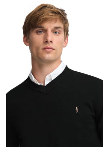 Polo Club Pullover in Schwarz