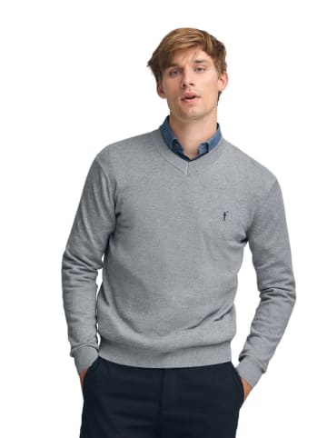 Polo Club Sweter w kolorze szarym