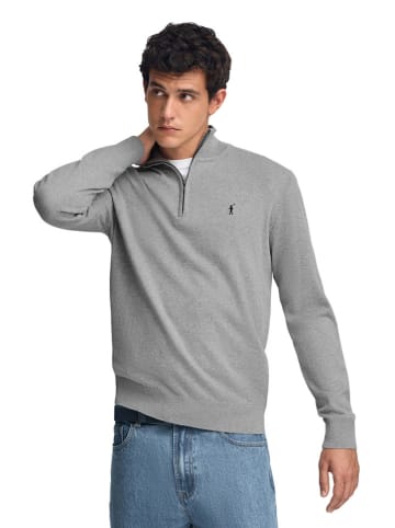 Polo Club Sweter w kolorze szarym